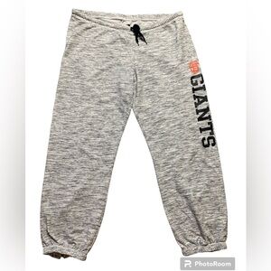 New Era Mens San Francisco Giants Joggers Gray Space Dye Sweatpants XL